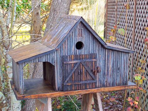 rustic farmhouse bird houses